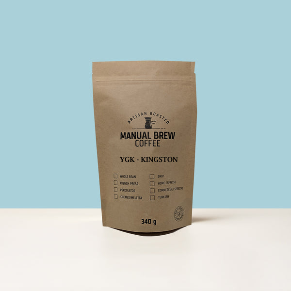 Manual Brew YGK-Kingston 340 g in 100% Compostable Bag